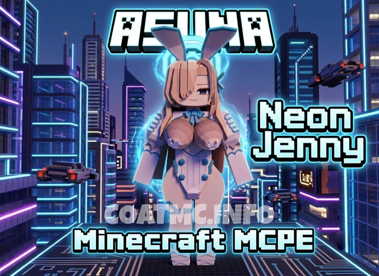 Asuna Neon Jenny MCPE